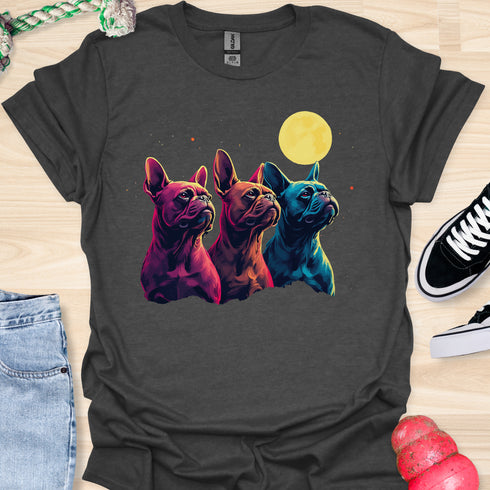 Bulldog & Moon - V1 - Stylish T-Shirt